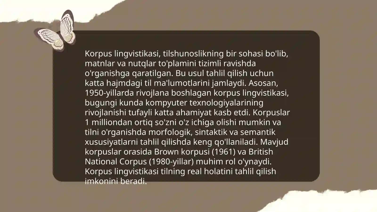 Kompyuter lingvistikasi 4
