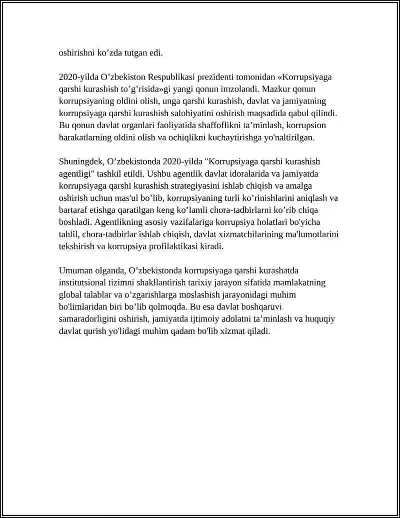 Institutsional tizimning tarixiy rivojlanishi 4