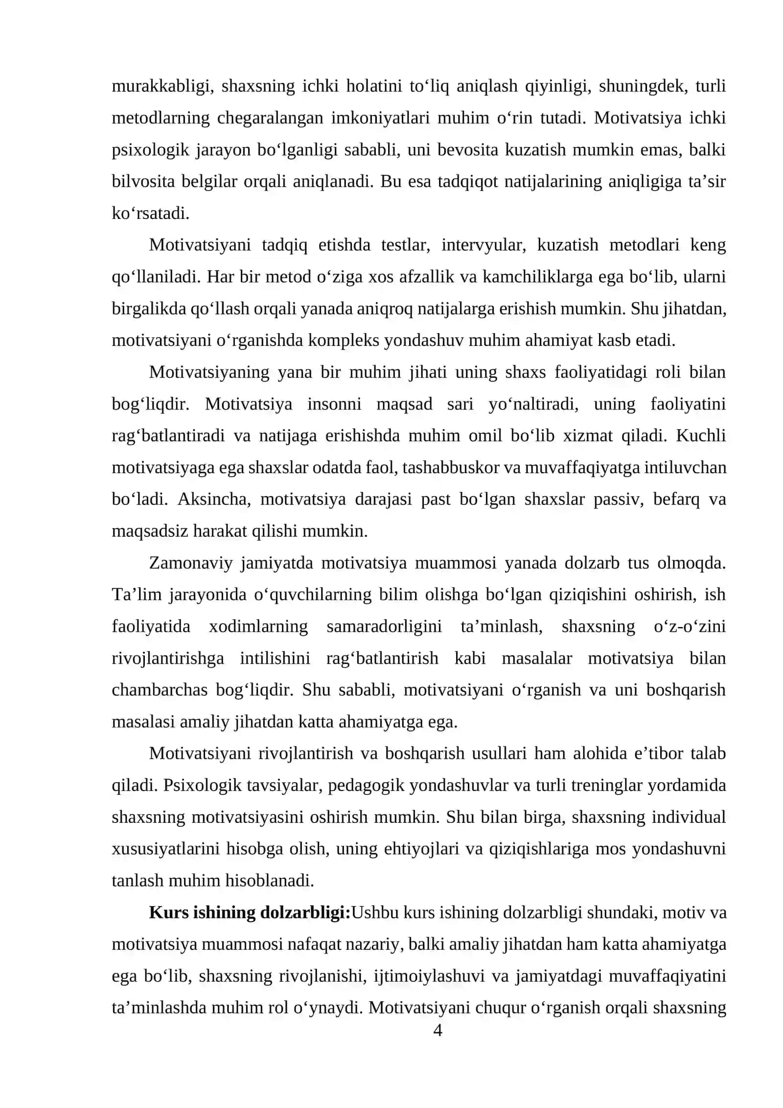 Motiv motivatsiya tadqiq etish muomolari 4