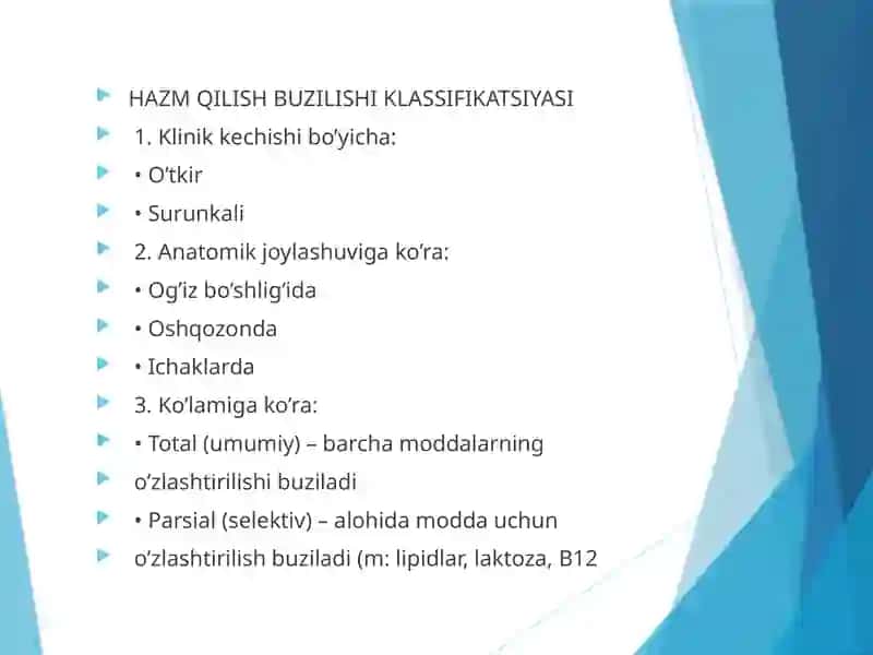 Hazm patofiziologiyasi 4