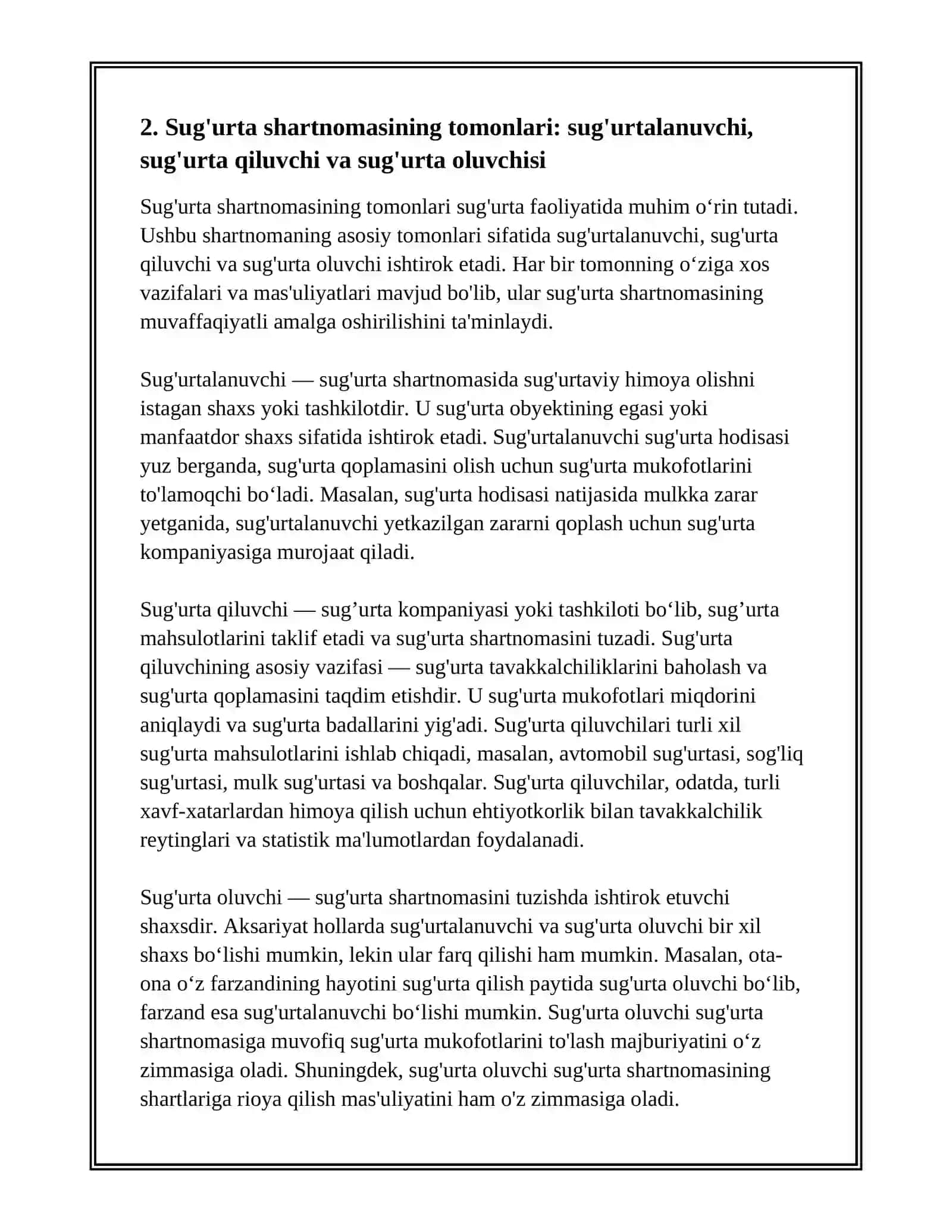 SUG’URTA FAOLIYATIDA SHARTNOMALAR 4