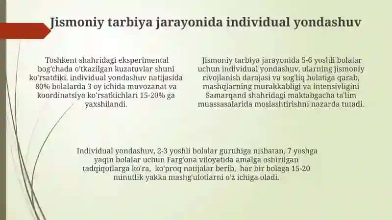 Maktabgacha ta'limgajismoniy tarbiya metodikasi 4