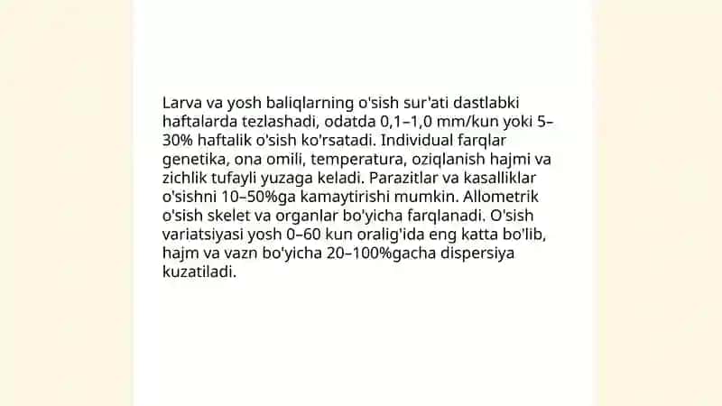 Tog'ayli baliqlarning individual rivojlanish xususiyatlari 4