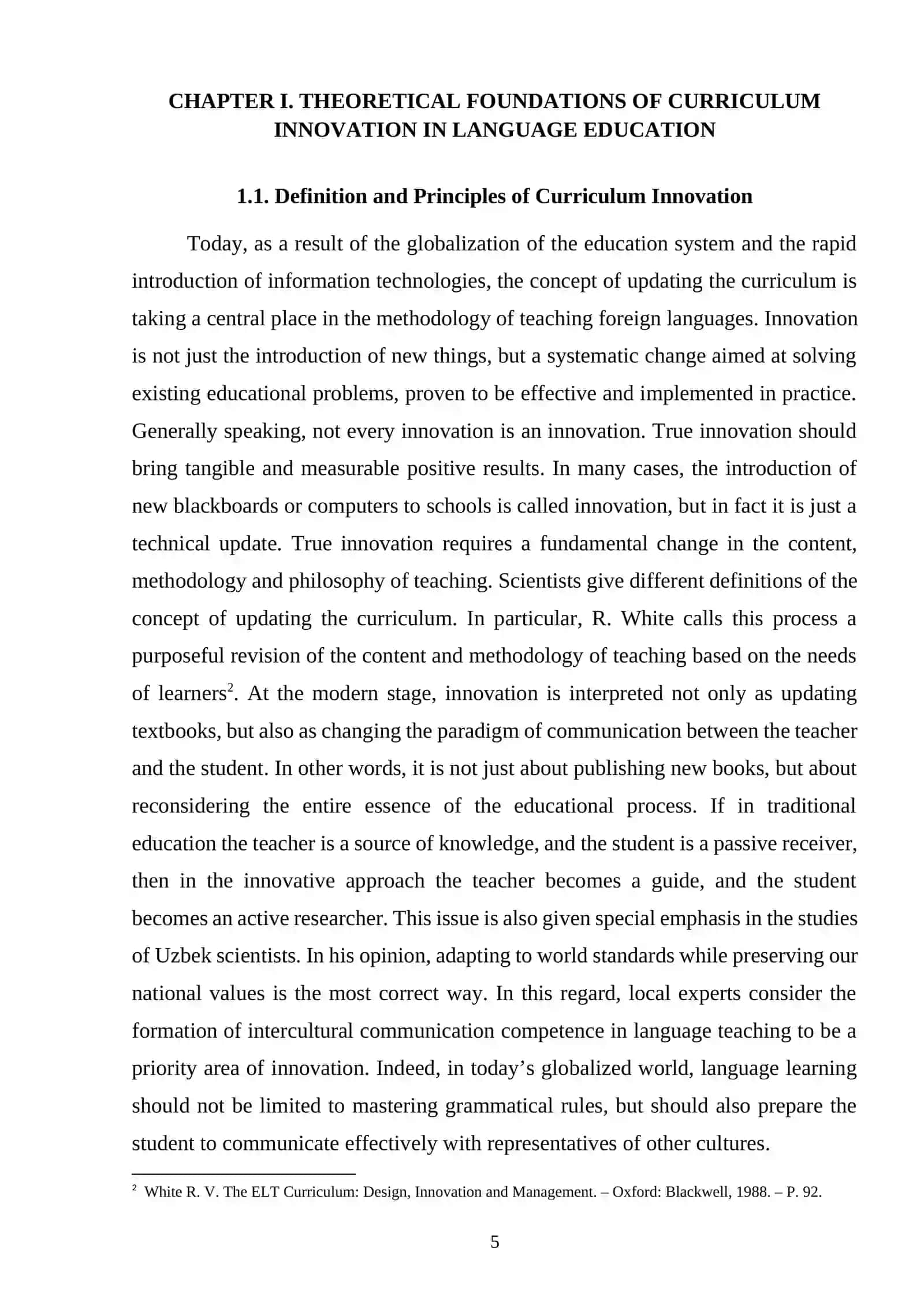 Curriculum innovation in language education 4