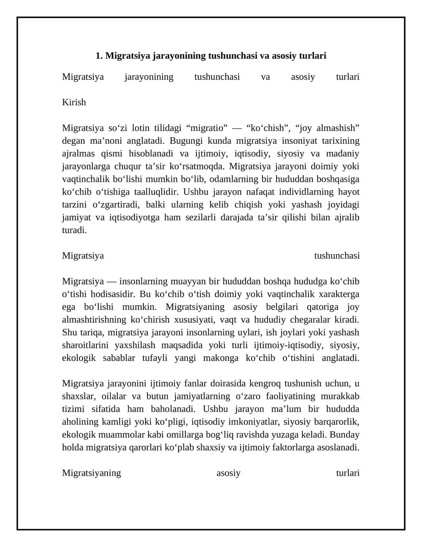 Migratsiya jarayonlarining ijtimoiy iqtisodiy oqibatlari 4