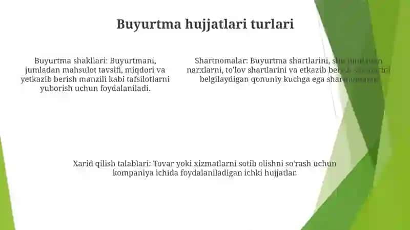 Farmoyish Hujjatlariga Namuna Yozish 4