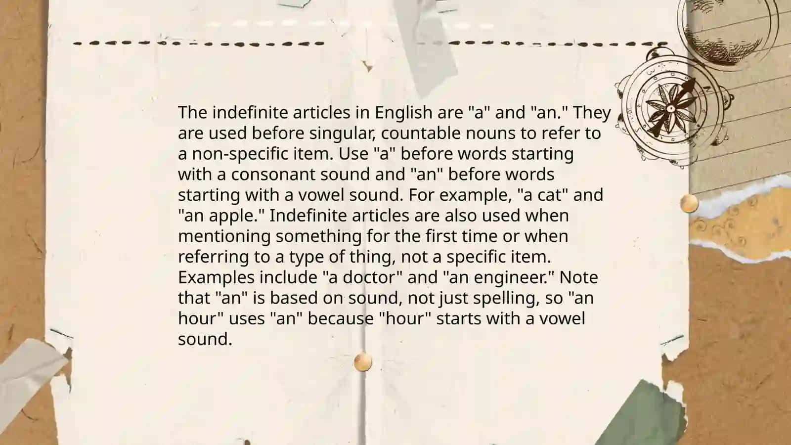 General guidelines for article usage 4