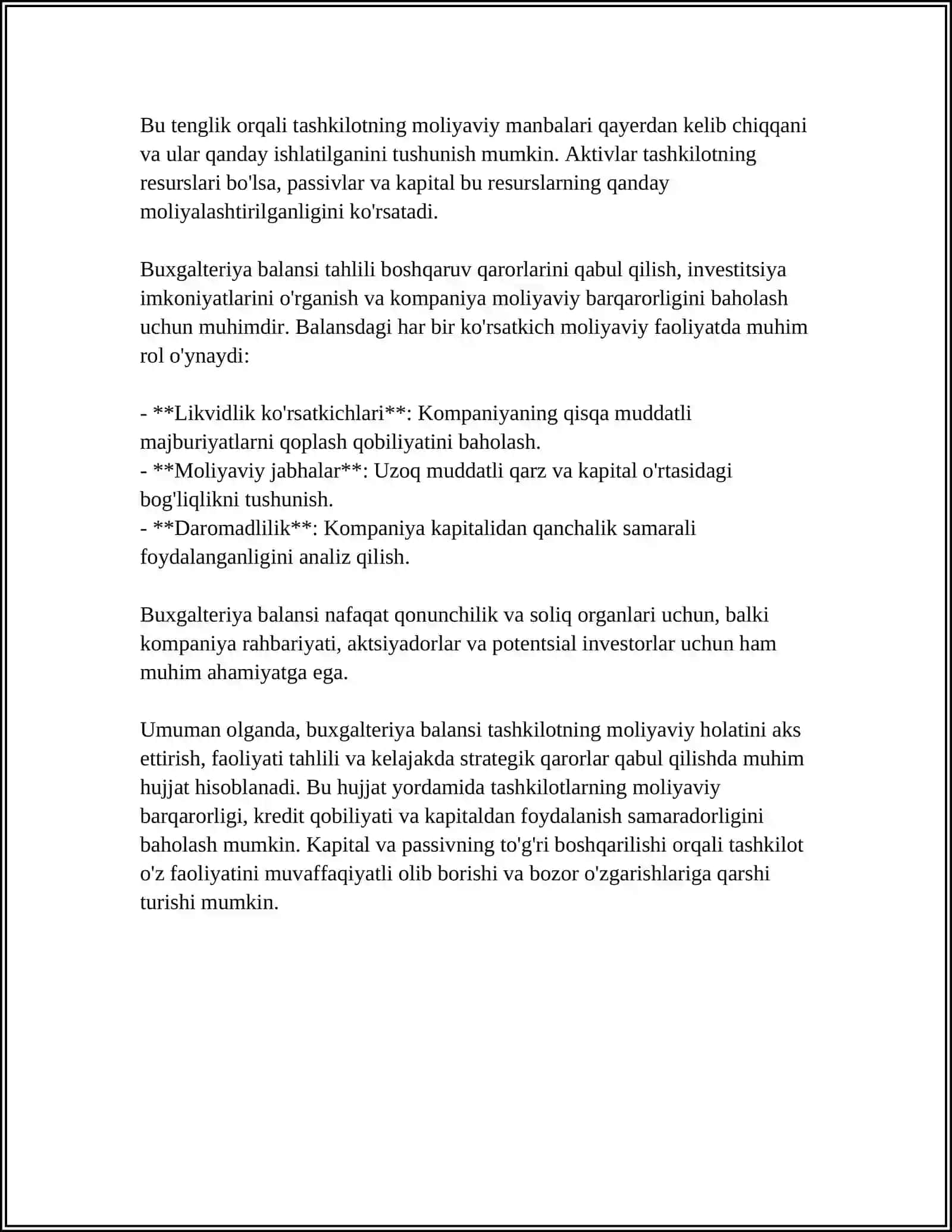 BUXGALTERYA BALANSI 4