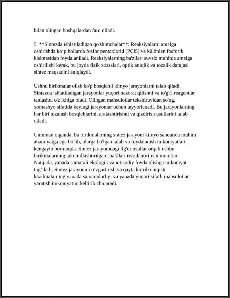 PARA- VA ORTO AMINOBENZOY HAMDA PARA-AMINOSALITSIL KISLOTA HOSILALARI 4