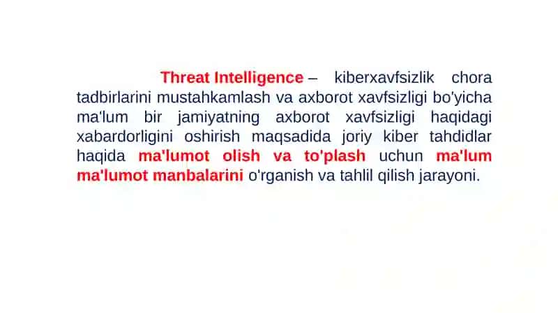 TAHDID RAZVEDKASI TURLARI VA MANBALARI 4