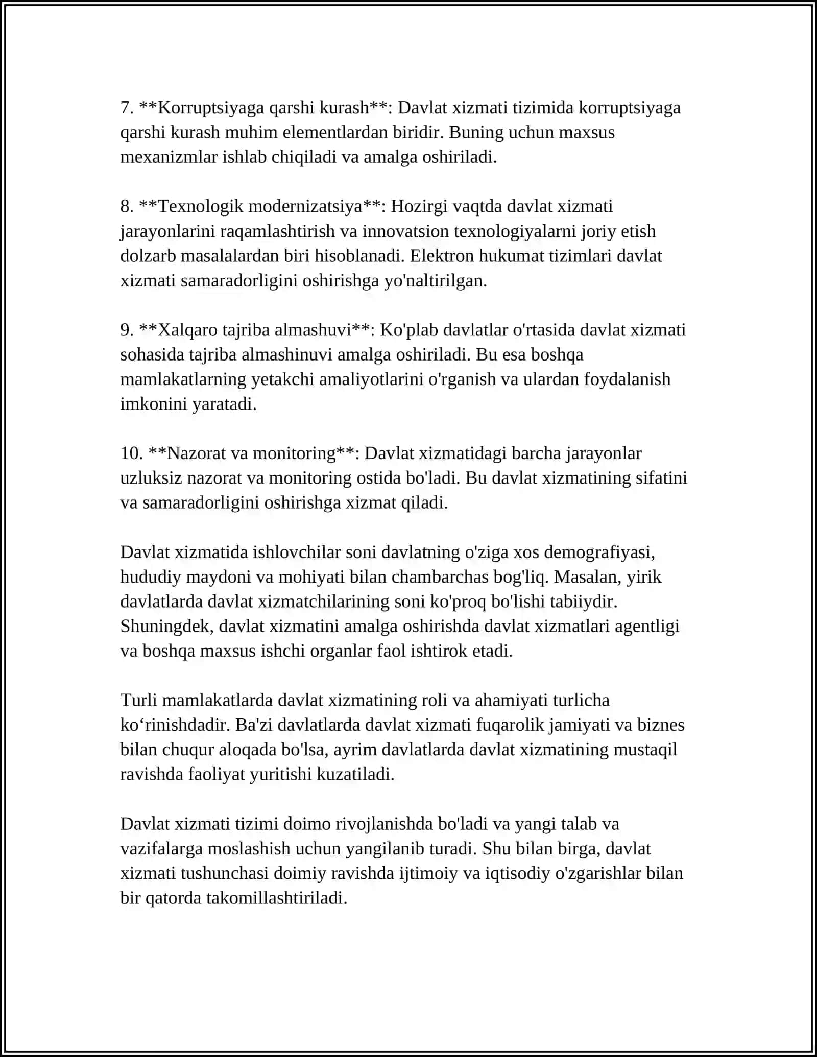 DAVLAT XIZMATLARI AGENTLIGI FAOLIYATI 4