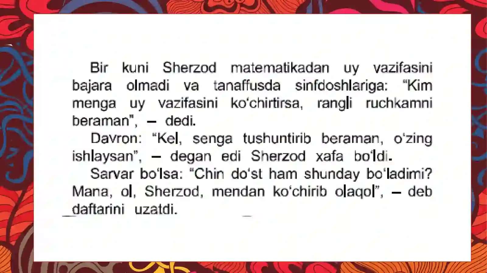 Do‘stlik – oliy fazilat 4