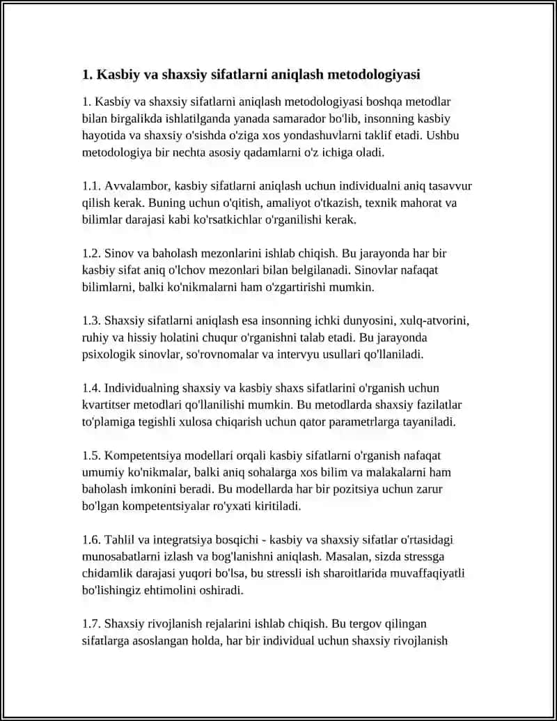 PROFESSIONAL VA SHAXSIY SIFAT KOMPONENTLARI 4