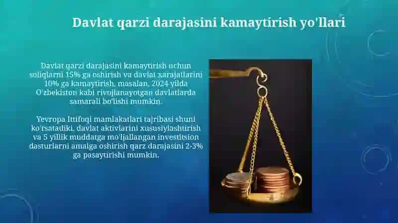 Fiskal siyosat: budjet defitsiti va davlat qarzi 4