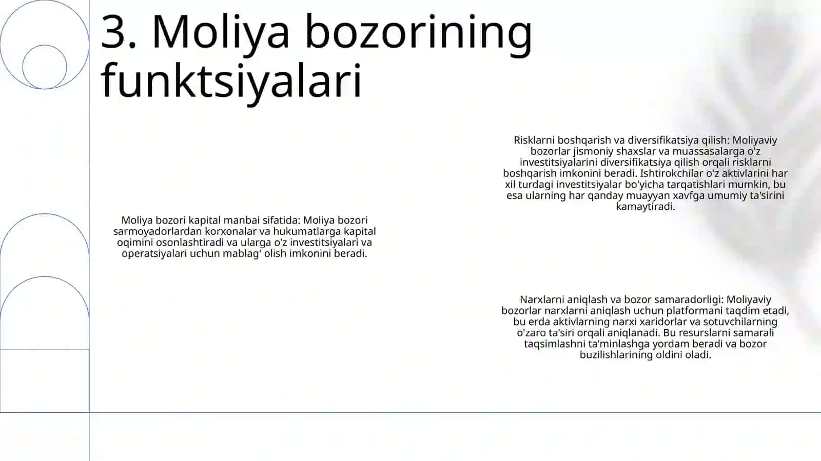 Moliyaviy Bozorning Mohiyati Zarurligi Asosiy Vazifalari Va Turlari 4