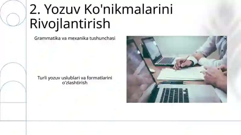 Yozma nutq savodxonligi 4