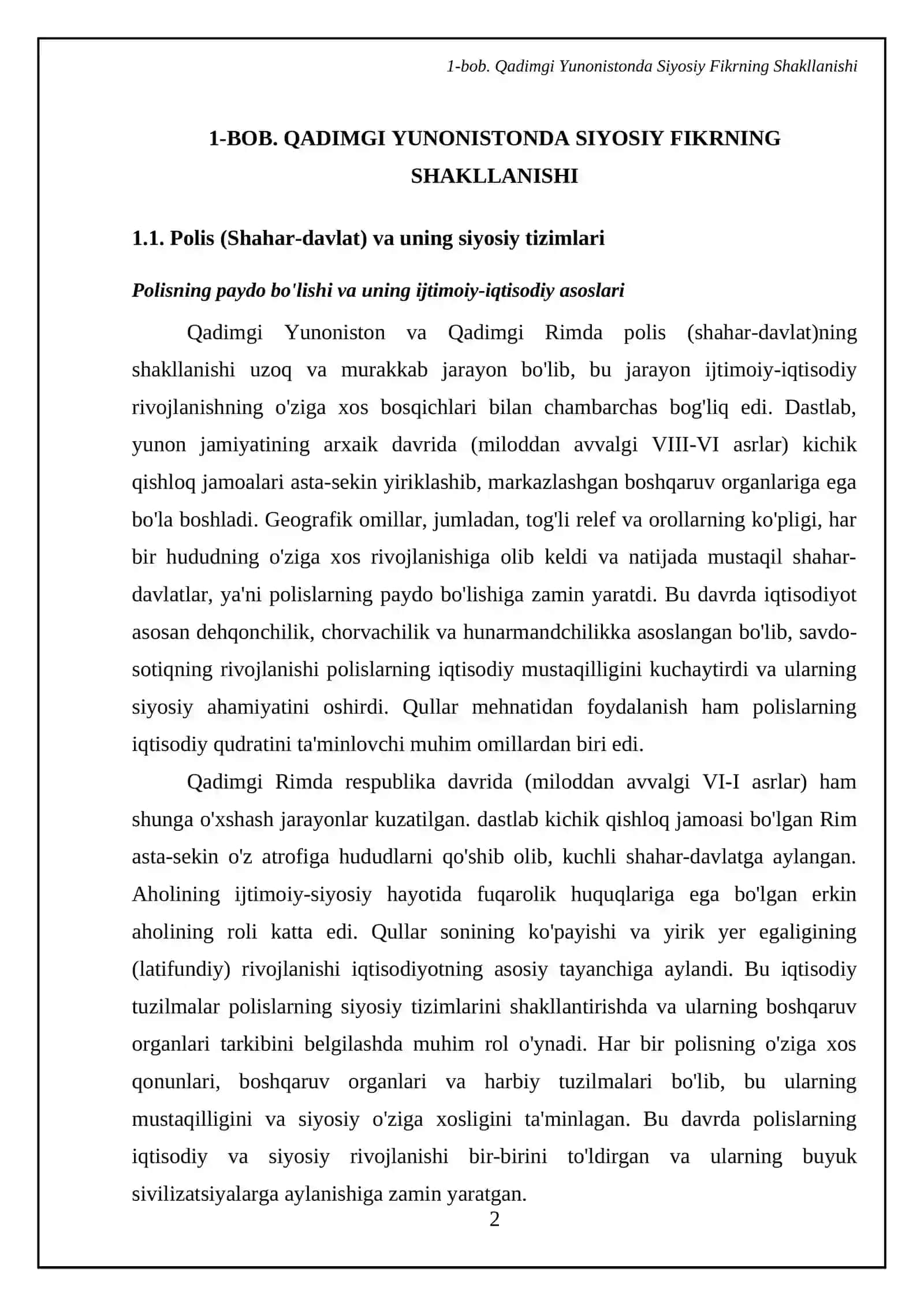 Qadimgi Yunoniston va Qadimgi Rimdagi siyosiy fikrlar 4