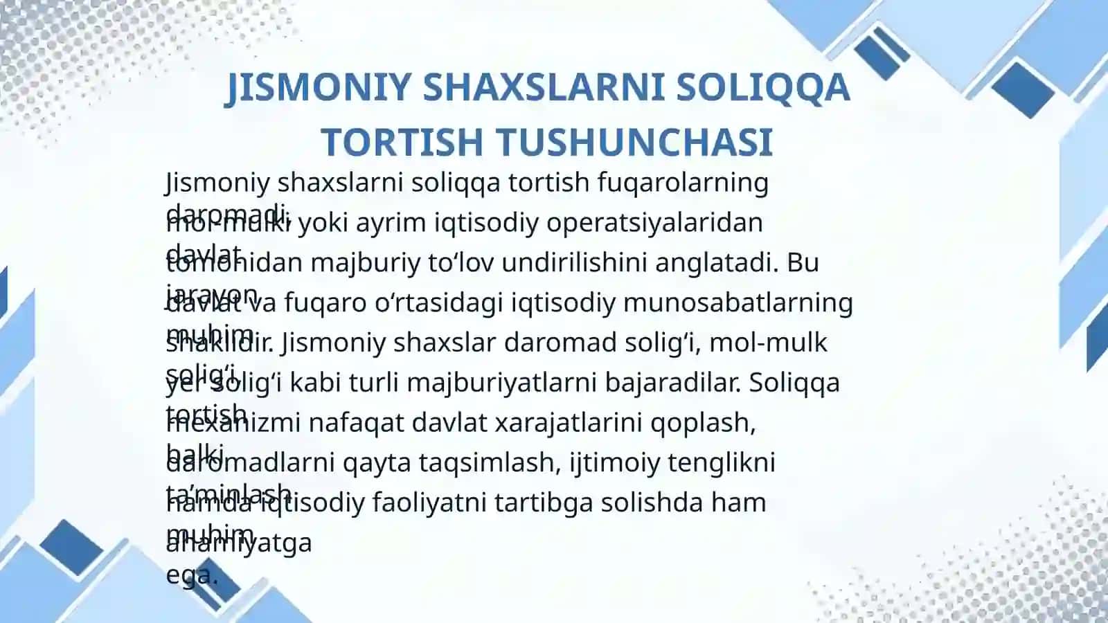 Jismoniy shaxslarni soliqqa tortishning adolat va samaradorlik tamoyillari: ilmiy bahslar tahlili 4
