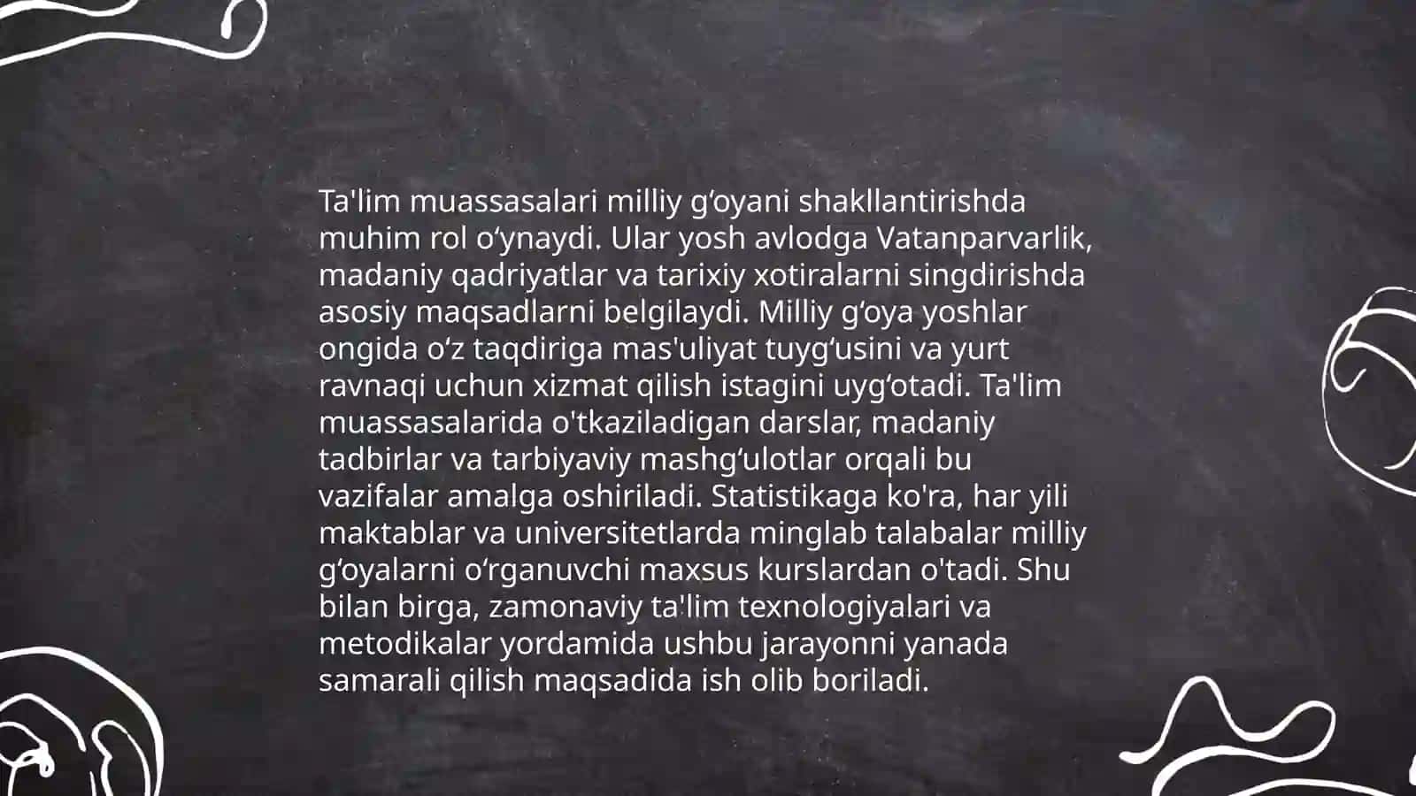 Alohida milliy g'oyani shakllantirishda fanda va ta'lim muassasalarini o'rni va ahamiyati 4