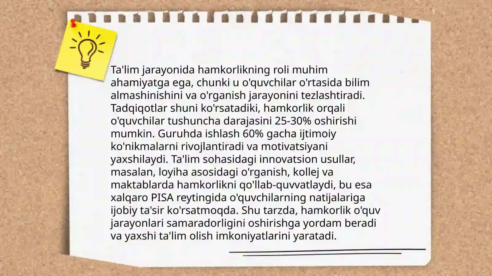 Hamkorlik pedagogikasining kontseptual g‘oyalari 4