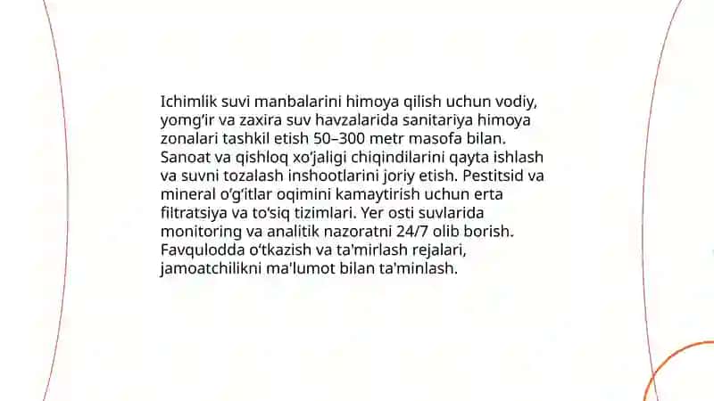 Gidrosferani muhofaza qilishning nazariy asoslari 4