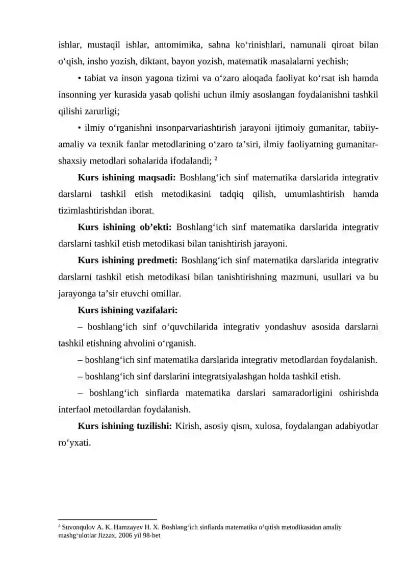 Matematikadan integrativ o‘qitish samaradorligini oshirish omili sifatida 4
