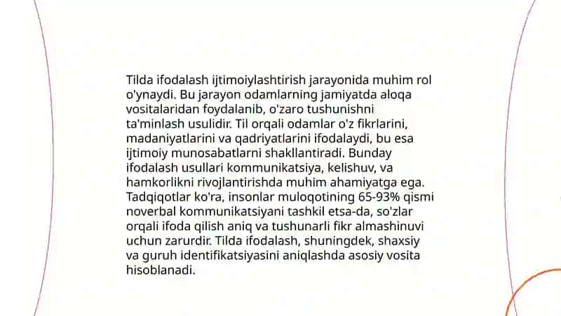 Bolalarning ijtimoiy va shaxs sifatida shakllanishida nutqning õrni 4