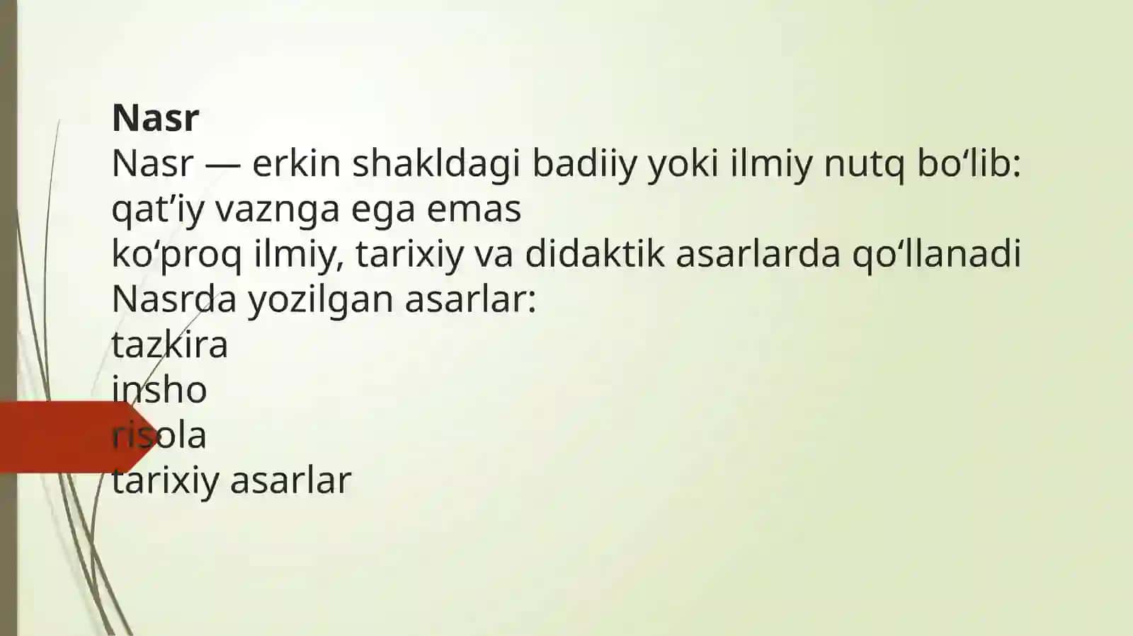 Mumtoz adabiyotda adabiy tur va she'riy navlar 4