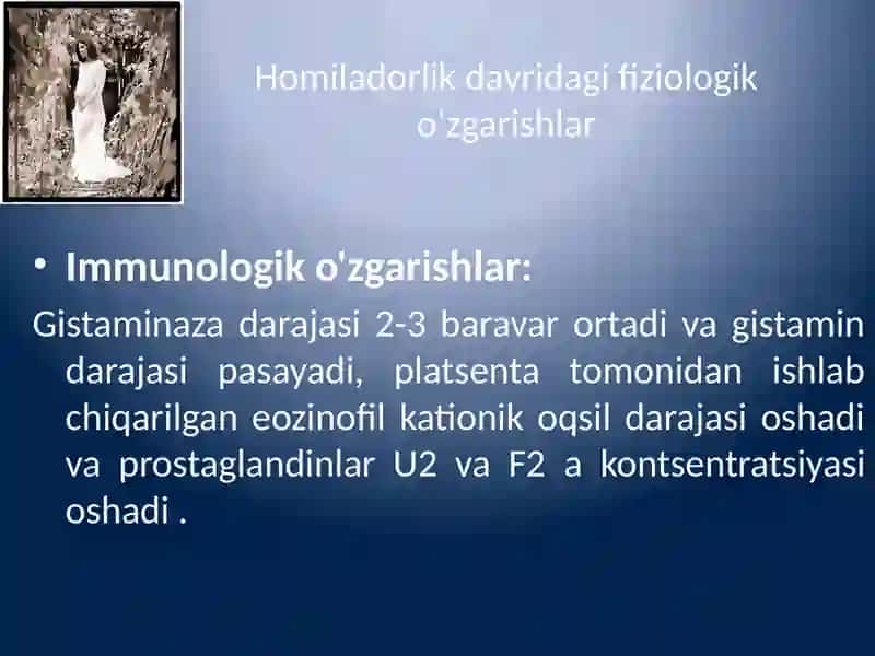 Homiladorlik davridagi fiziologik o'zgarishlar 4
