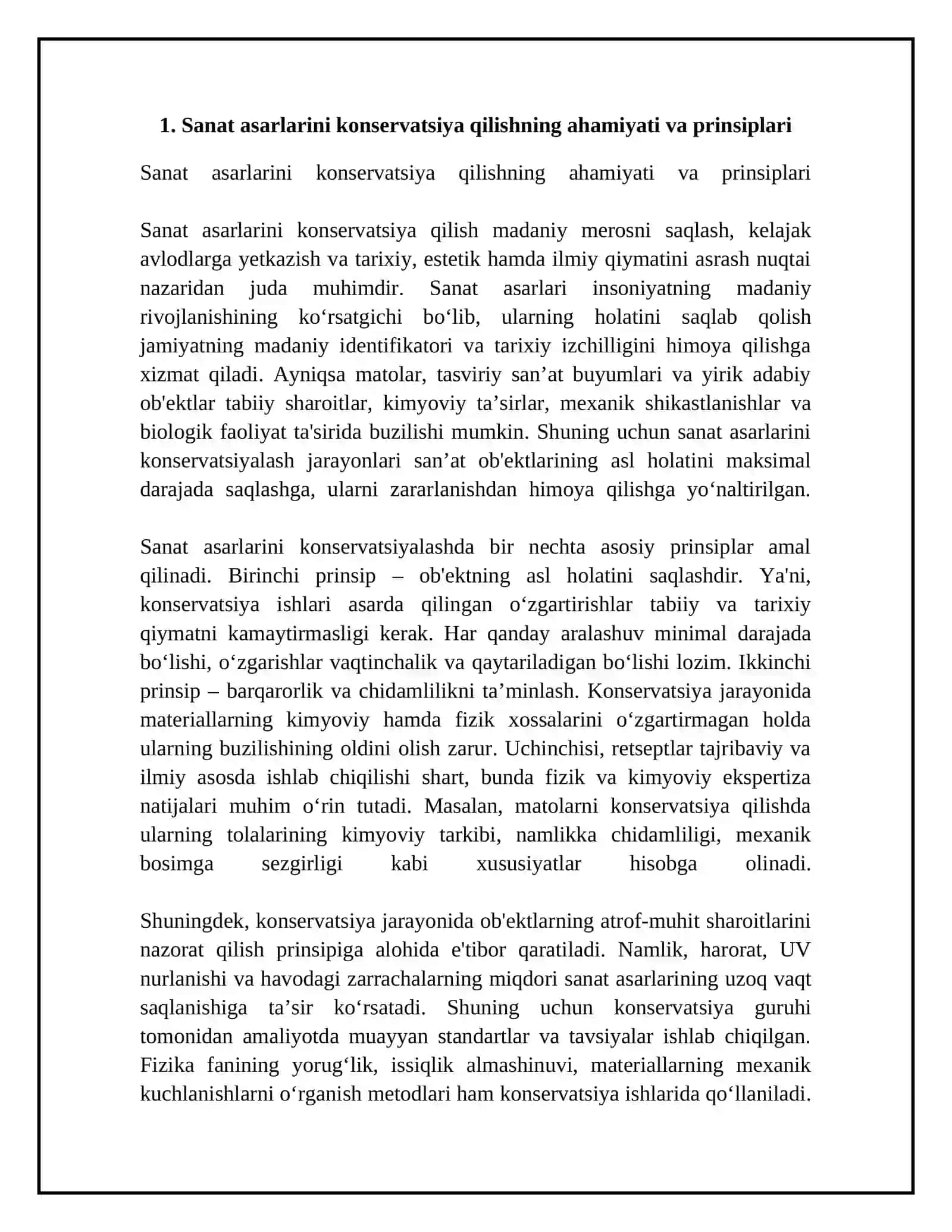 Matolar kansirvatsiyasi 4
