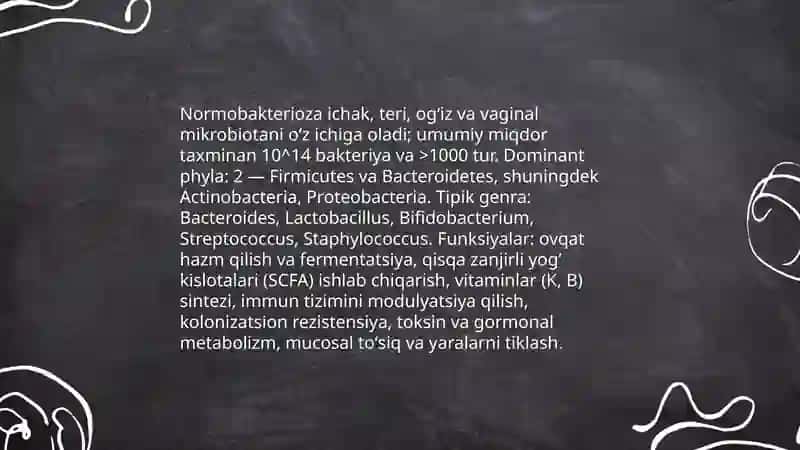 Disbakterioz, disbioz, kelib chiqiqshida qatnashuvchi omillar 4