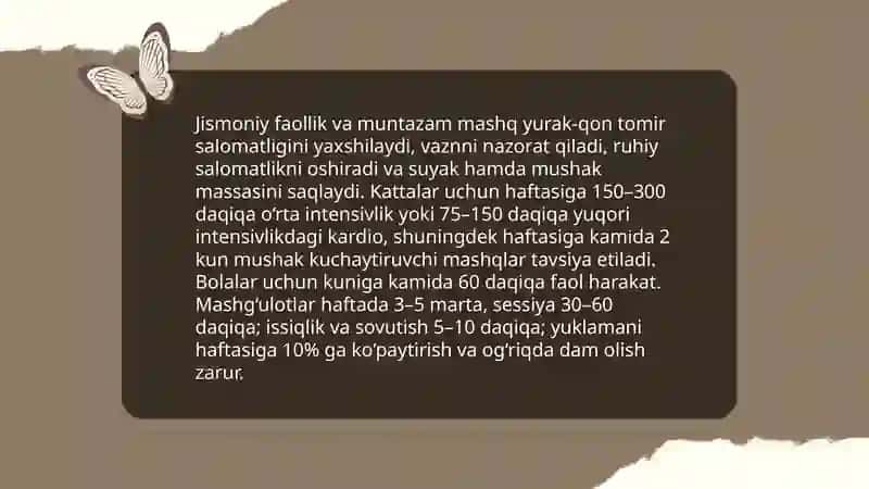 Sogʻlom turmush tarzi 4