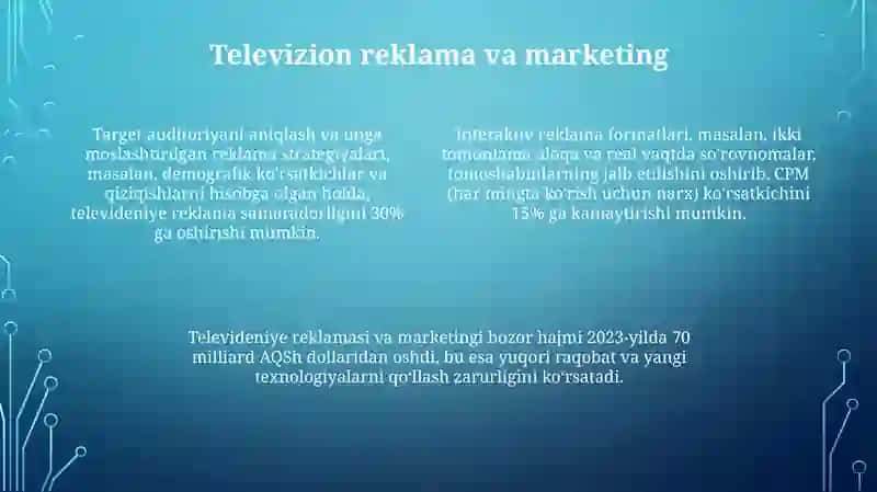 Televideniye sanoati sifatida: Tarix va rivojlanish 4