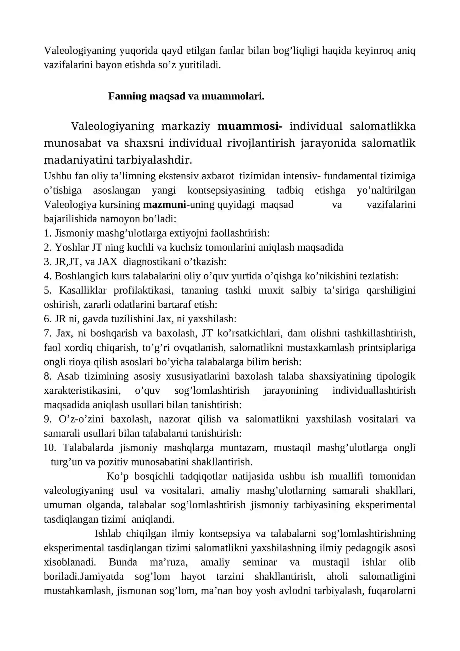 Valeologiya fani va uning tarixi 4
