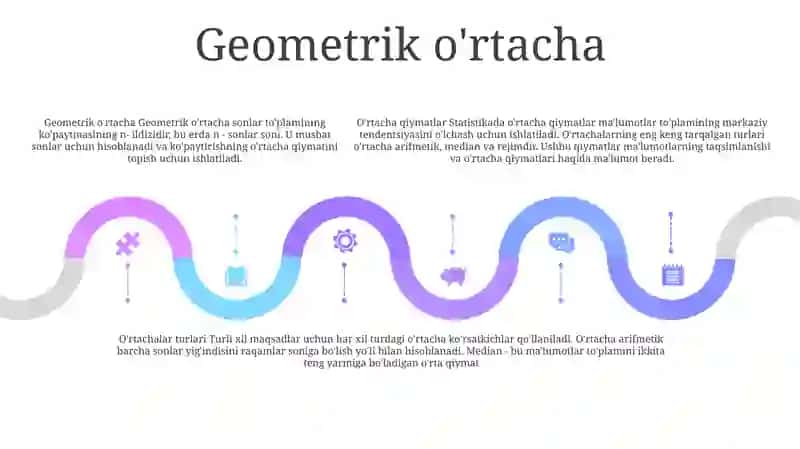Statistikada OʻRtacha Miqdorlar Va Ularning Tansifi 4