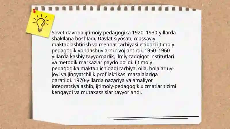 Ózbekistonda Ijtimoiy Pedagogikaning Rivojlanish Tarixi 4