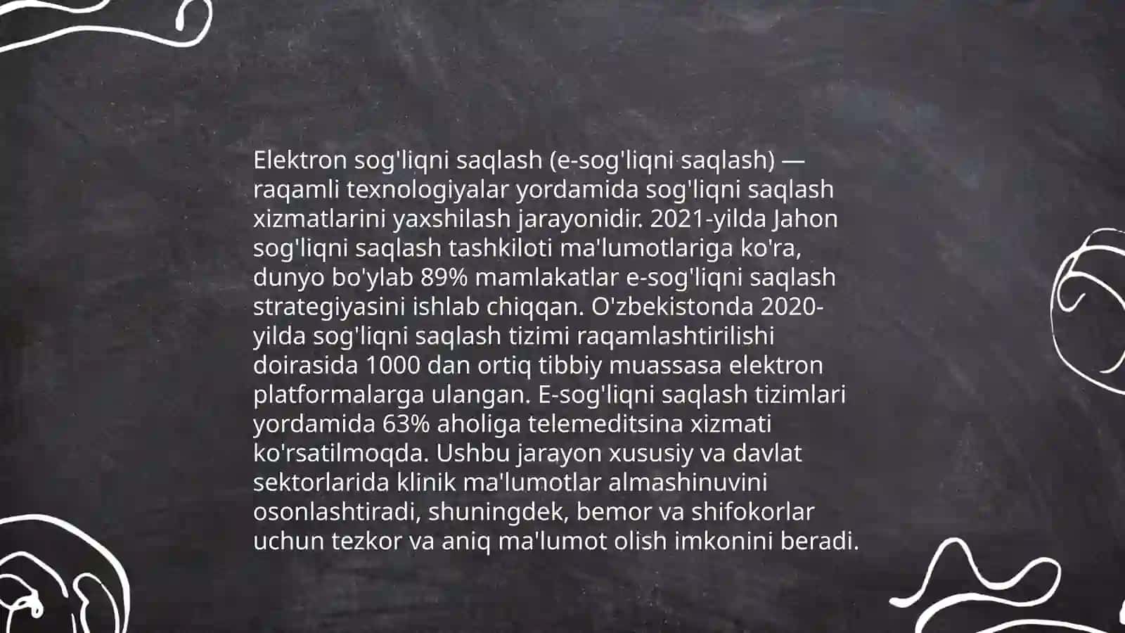 Tibbiyot masalalarini yechishda axborot-komunikatsiya texnologiyalari 4