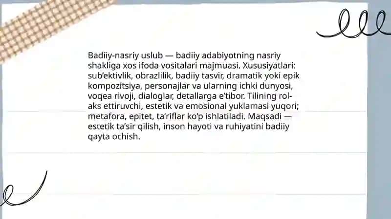 Badiiy uslub 4