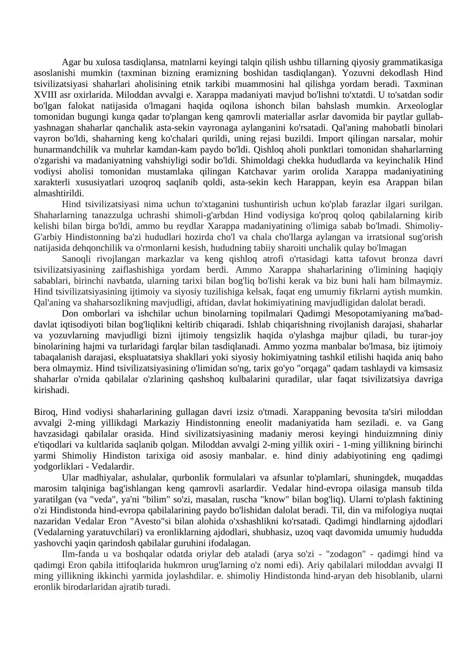 Hindistonnin’ a’yyemgi da’wiri arxeologiyasi 4