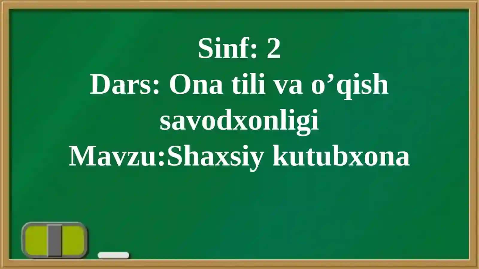 Shaxsiy kutubxona 4
