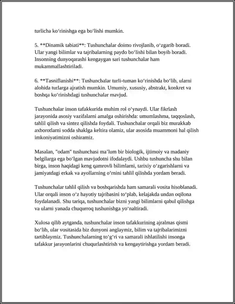 TAFAKKUR SHAKLLARI: TUSHINCHA, HUKM, XULOSA 4