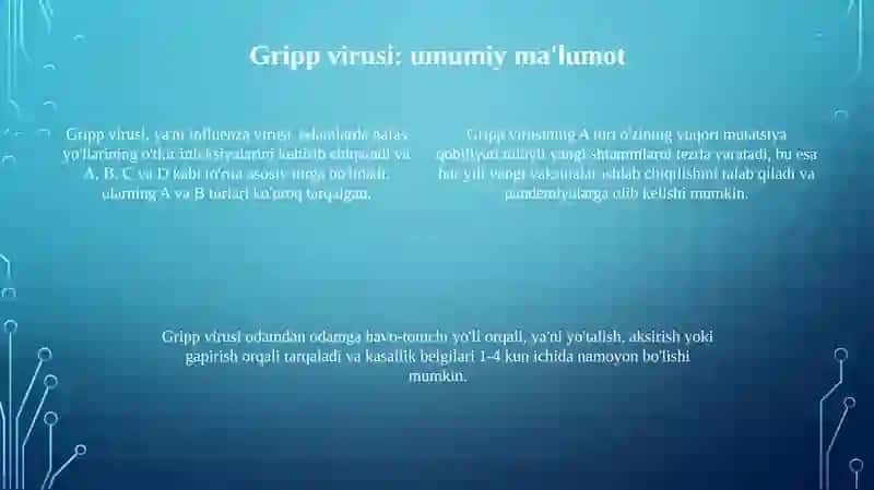GATR-reaksiya yordamida gripp virusini Nyukassl virusidan farqlash 4