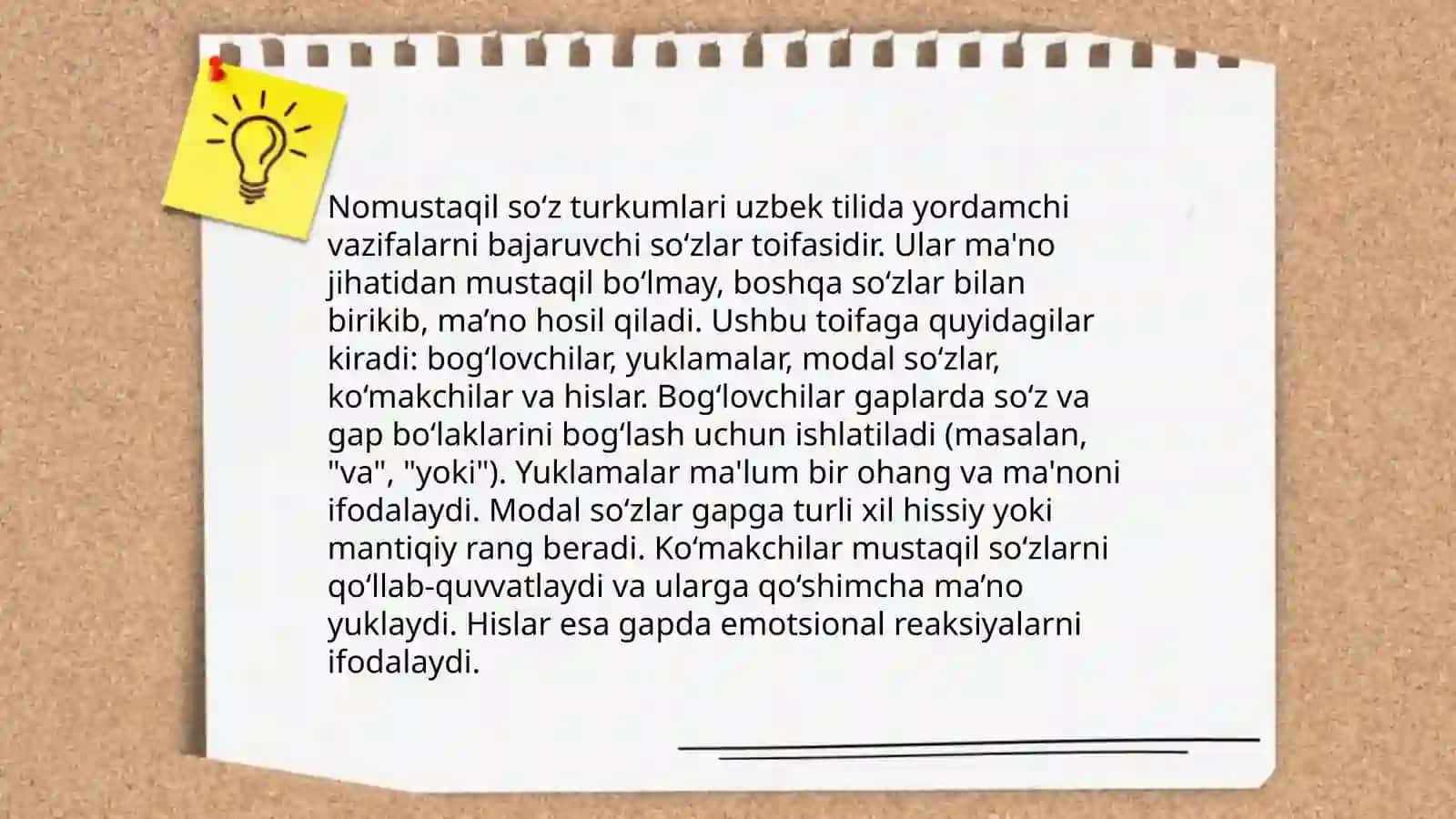Mustaqil va nomustaqil hollar 4
