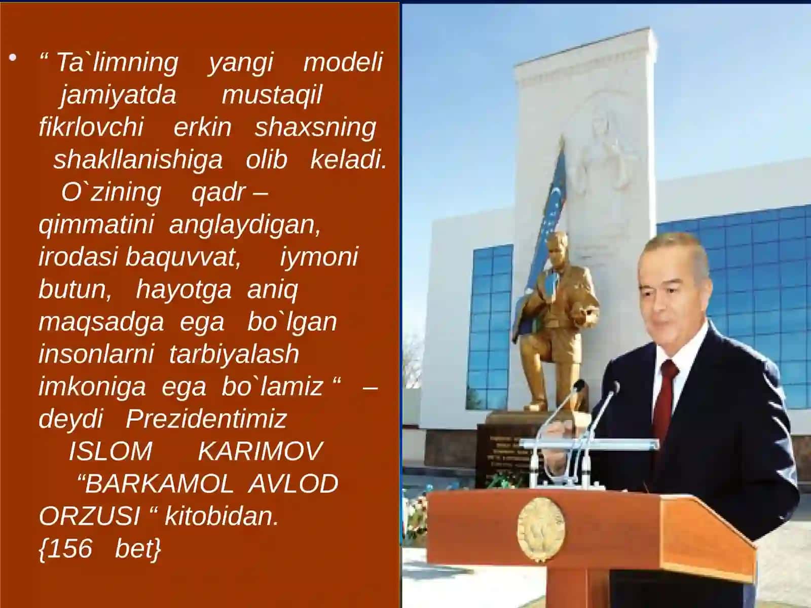 Mustaqillik Yillarida O`zbekistonda Ta`lim Tizimi 4
