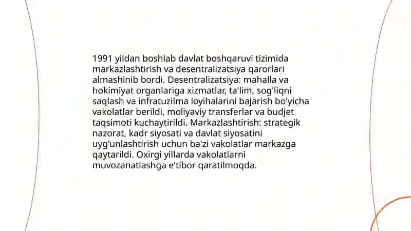 Konstitutsiyaviy islohotlar va davlat boshqaruvi tizimi 4