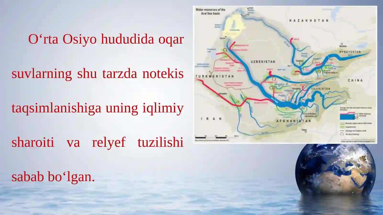 O‘rta Osiyo suvlari haqida umumiy tushuncha 4