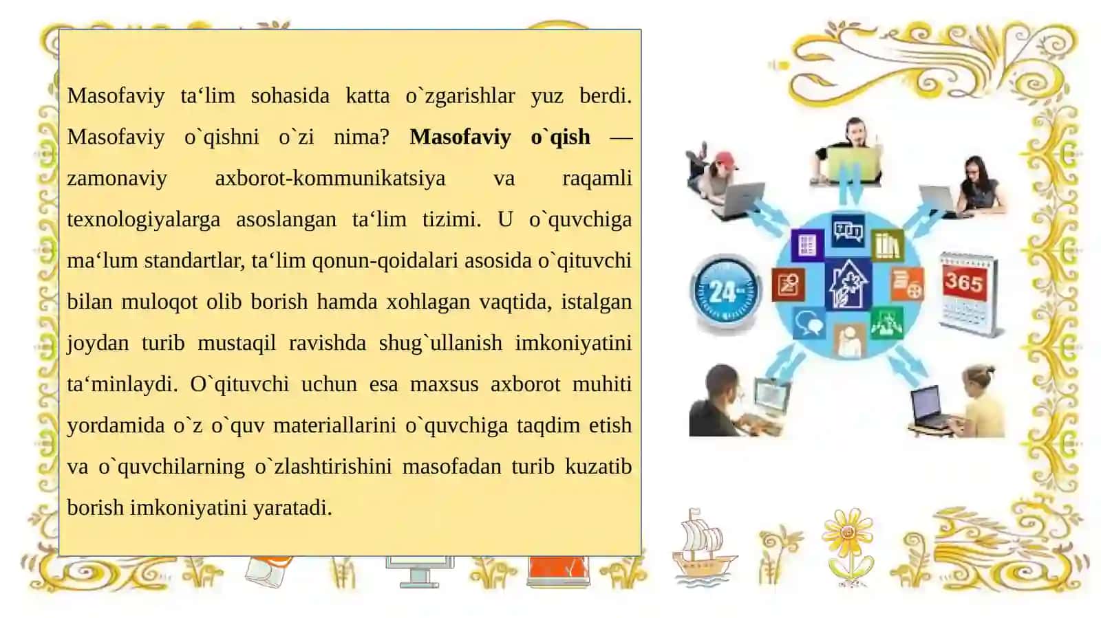 MASOFAVIY TA`LIMNI TASHKIL ETISH VA BOSHQARISH 4