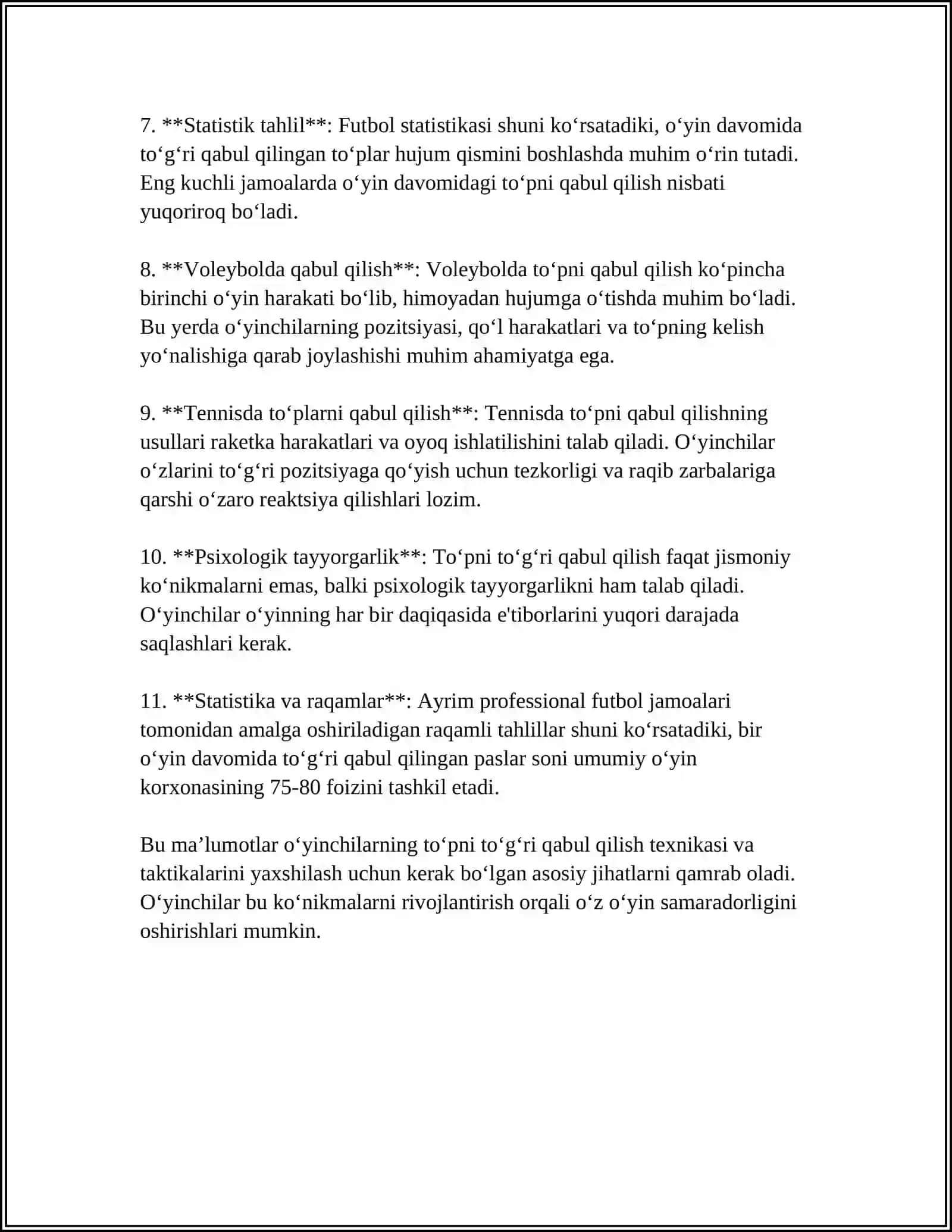 MUSTAQIL ISH Mavzu: FUTBOLCHILARNI TEXNIK TAKTIK HARAKATLARLARINI AMALGA OSHIRISH 4