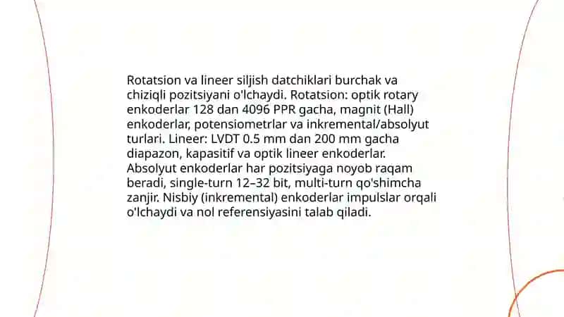 Siljish datchiklar 4