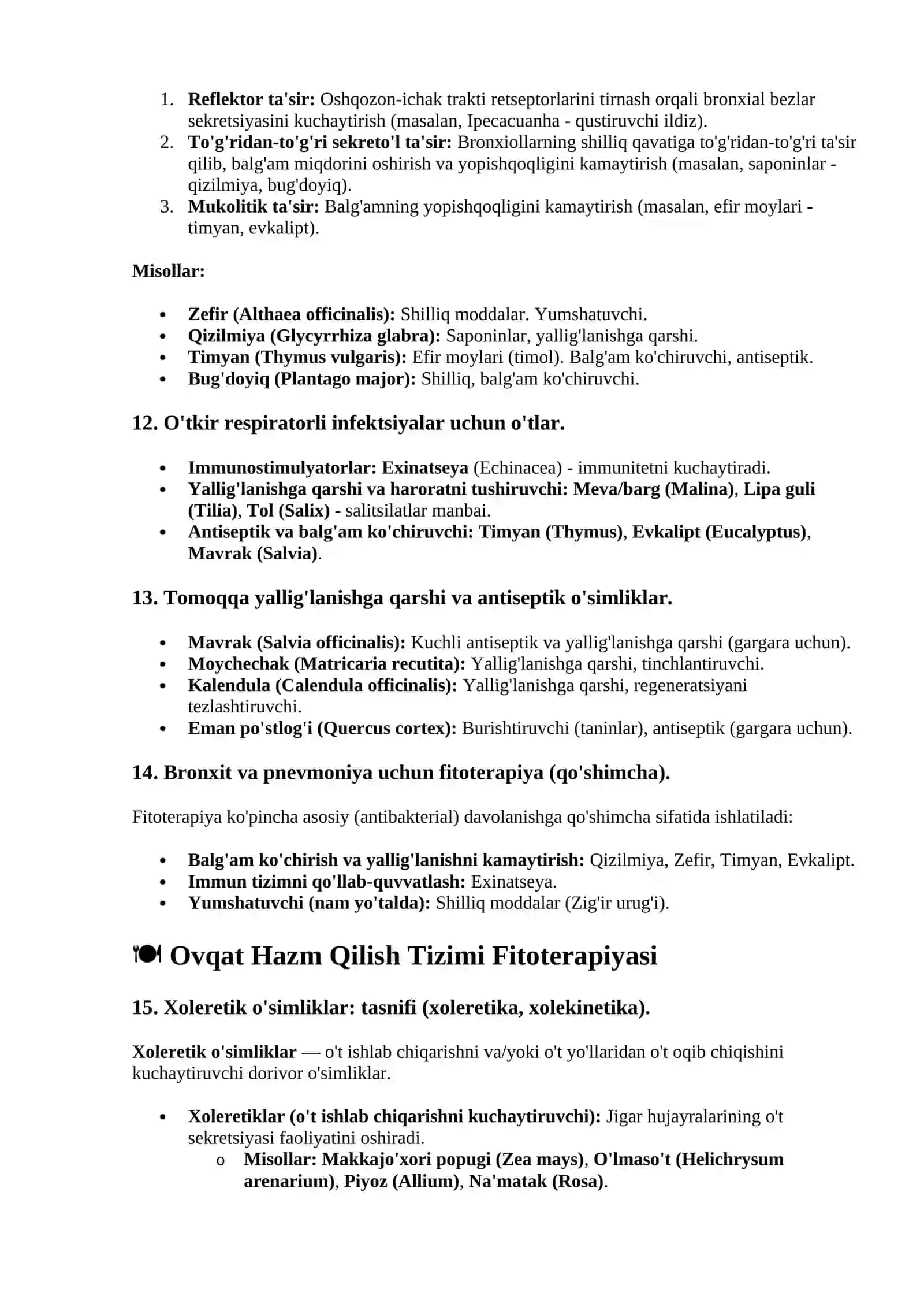 Fitoterapiya va Farmakognoziya Asoslari 4
